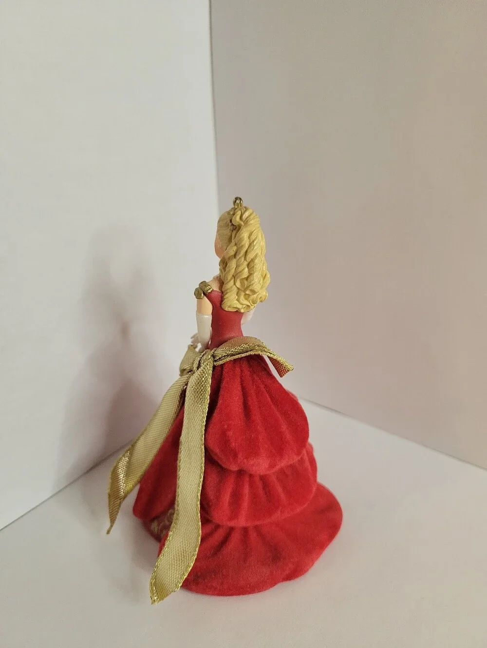Barbie In A Christmas Carol Eden Starling Red & Gold Holiday Ornament